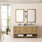 James Martin Vanities Breckenridge 72in Double Vanity, Light Natural Oak w/ 3 CM Carrara Marble Top 330-V72-LNO-3CAR - alternate 5